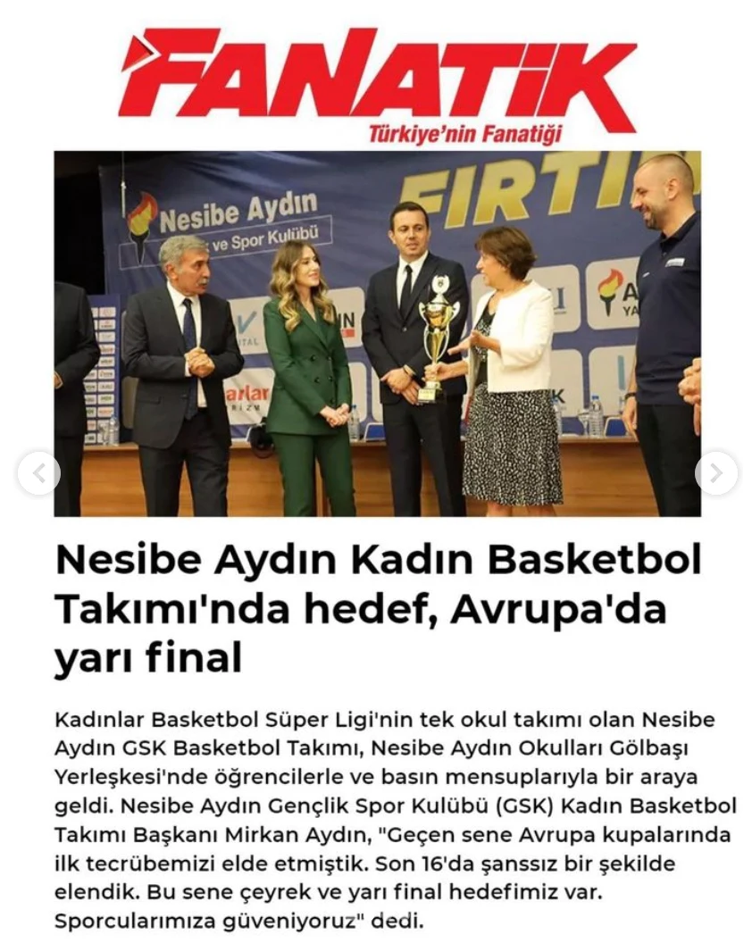 Avrupa’da yarı final hedefi · Fanatik