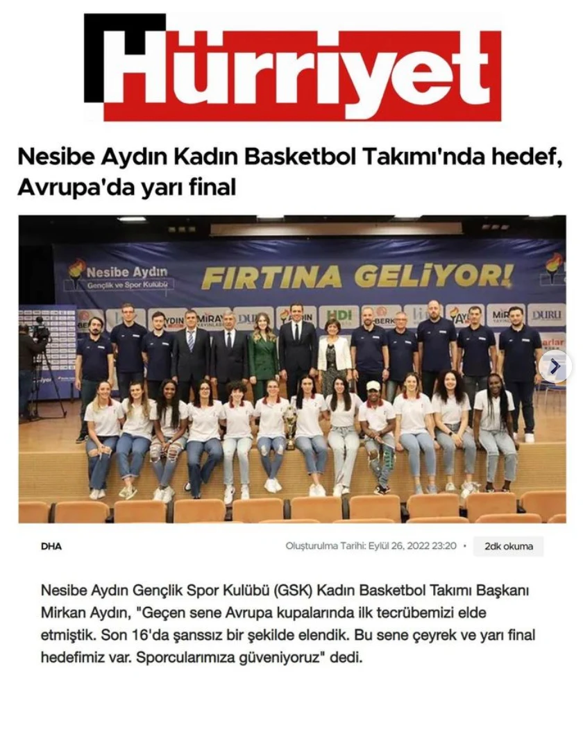 Avrupa’da yarı final hedefi · Hürriyet