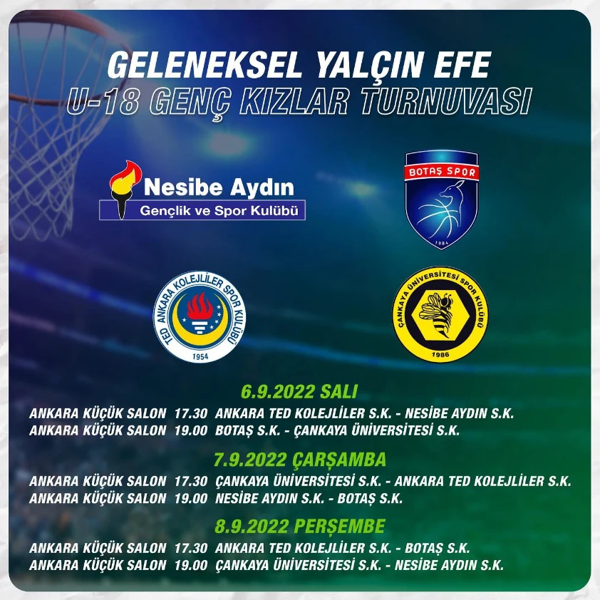 Geleneksel Yalçın Efe U-18 Genç Kızlar Turnuvası