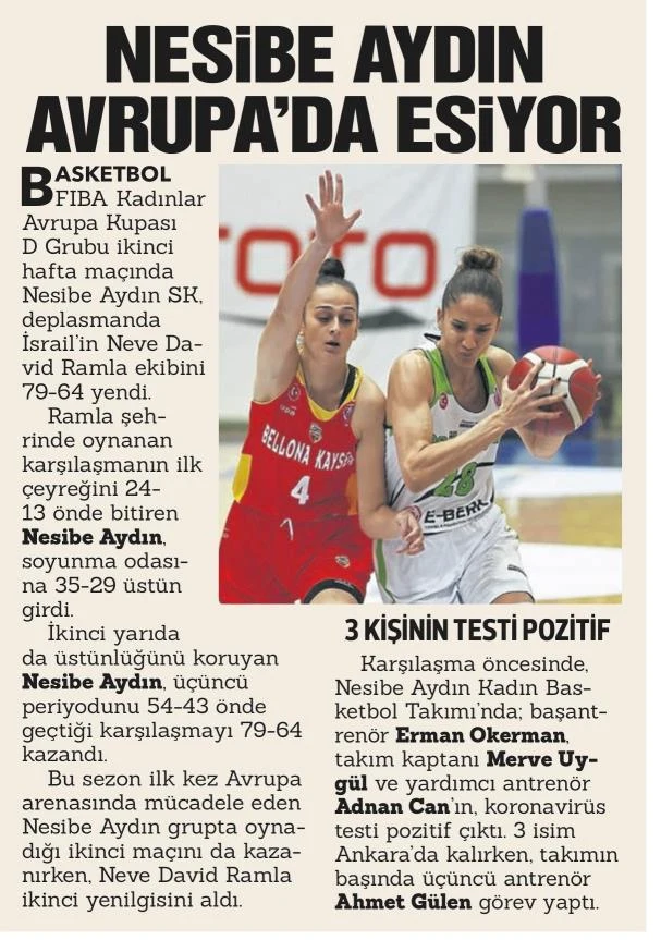 Nesibe Aydın Avrupa’da esiyor