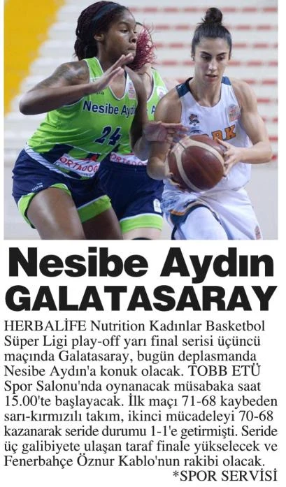 Nesibe Aydın–Galatasaray